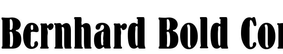 Bernhard Bold Condensed BT Font Download Free